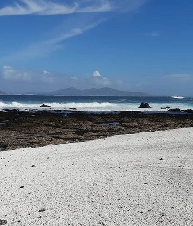Kỳ lạ bãi biển chứa đầy 
