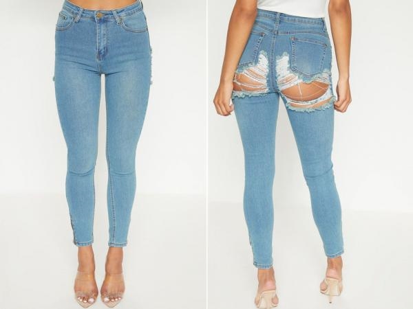 Những chiếc quần jeans khiến người đối diện hết hồn