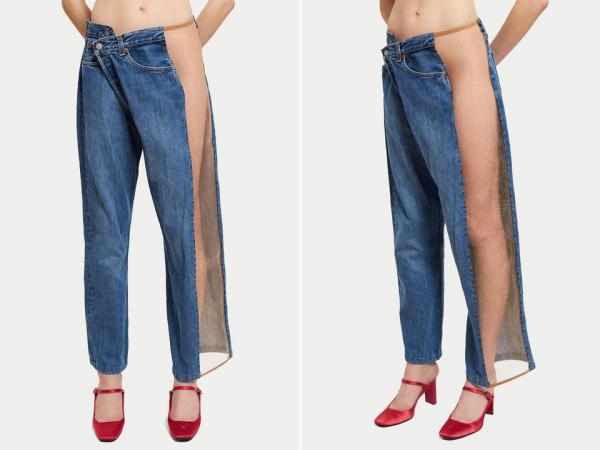 Những chiếc quần jeans khiến người đối diện hết hồn