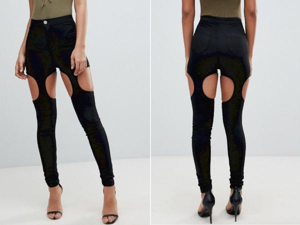 Những chiếc quần jeans khiến người đối diện hết hồn