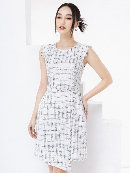 Những mẫu váy tweed không thể thiếu trong mùa Đông