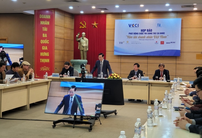 Phát động cuộc thi sáng tác ca khúc “Hào khí doanh nhân Việt Nam”