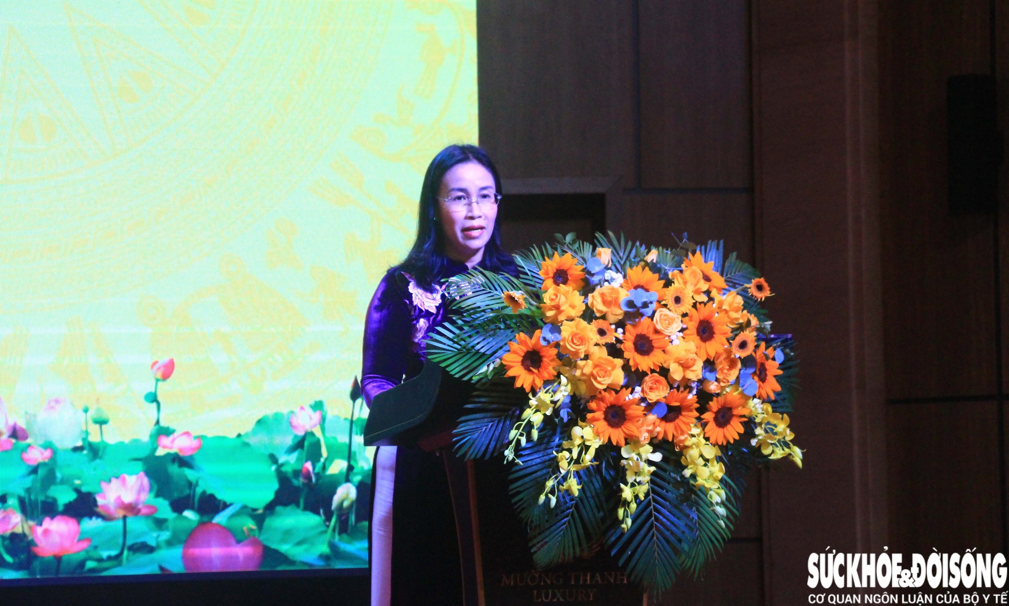 Phó Chủ tịch UBND TP Đà Nẵng Nguyễn Thị Anh Thi phát biểu tại hội nghị.