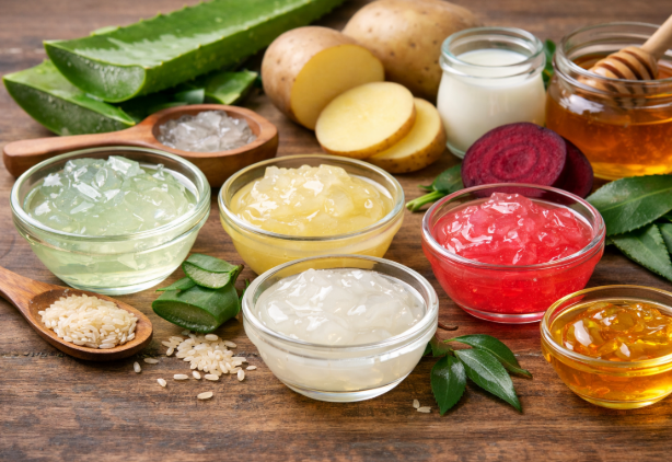 Các loại gel dưỡng da từ nguyên liệu tự nhiên có thể hỗ trợ làm dịu da, dưỡng ẩm và cải thiện sắc tố, làm sáng da nếu dùng đúng cách.