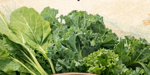 Rau lá xanh giàu dưỡng chất hỗ trợ quá trình tái tạo tế bào và cải thiện tình trạng da xỉn màu.