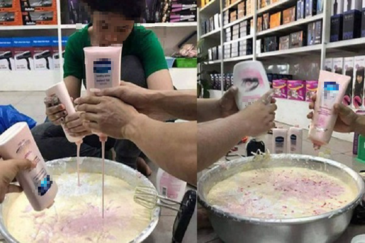 "Quy trình sản xuất kem trộn"... Nguồn: Theo Sức khỏe và Đời sống