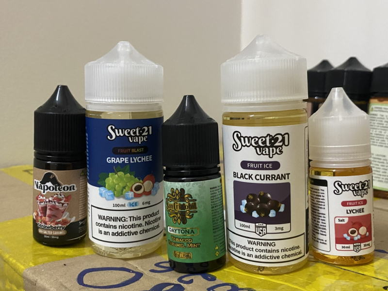 Một số loại tinh dầu POD dùng cho thuốc lá điện tử