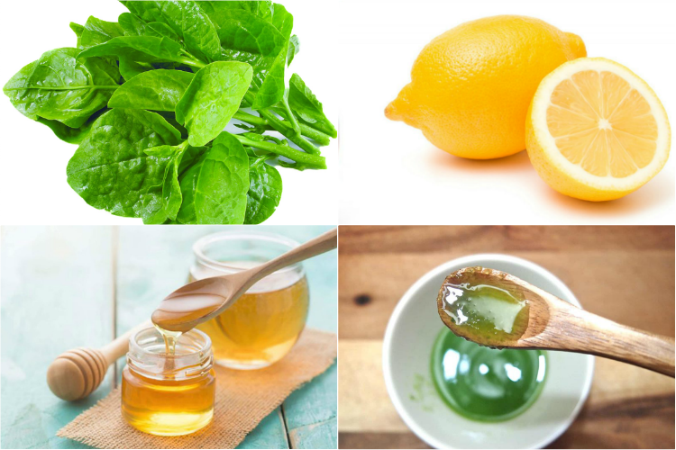 Kết hợp các nguyên liệu giúp tăng cường chống lão hóa, làm sáng da của rau mồng tơi.