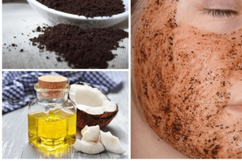 Tác động vật lý, hóa học và chất chống oxy hóa có trong bã cà phê giúp tẩy da chết hiệu quả...