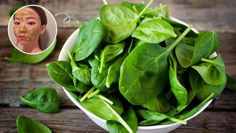 Sử dụng mặt nạ rau mồng tơi giúp làm sạch sâu và hỗ trợ giảm mụn trứng cá.