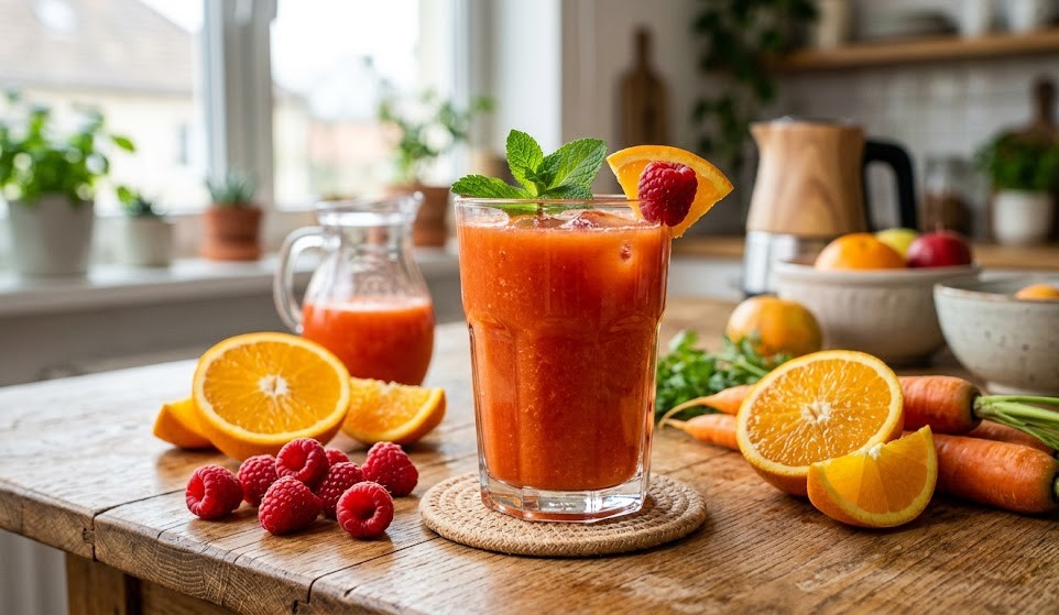 Sự kết hợp giữa vitamin C và beta-carotene trong các loại quả này tạo nên một màng chắn bảo vệ da toàn diện.