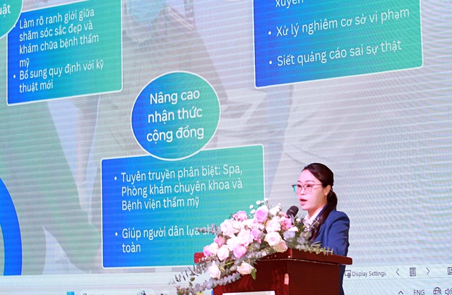 Luật sư Vi Thị Phường – Đoàn Luật sư TP Đồng Nai chia sẻ các vấn đề pháp lý của hoạt động làm đẹp.