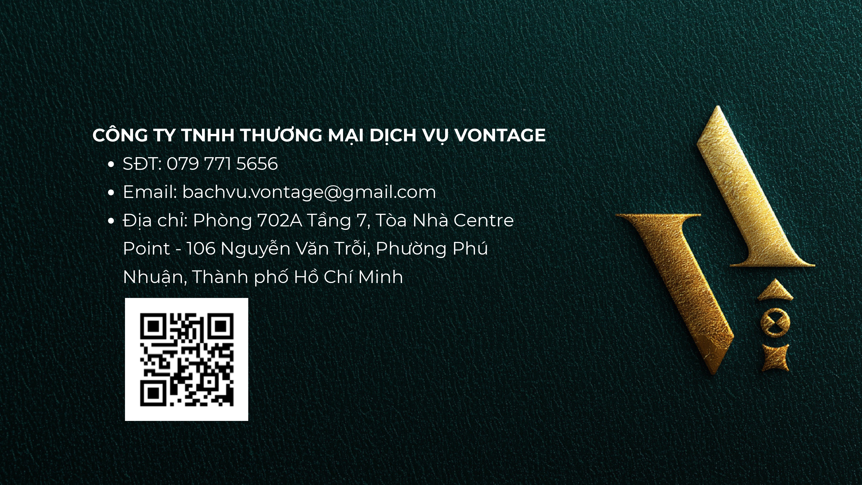 Thông tin liên hệ của VONTAGE