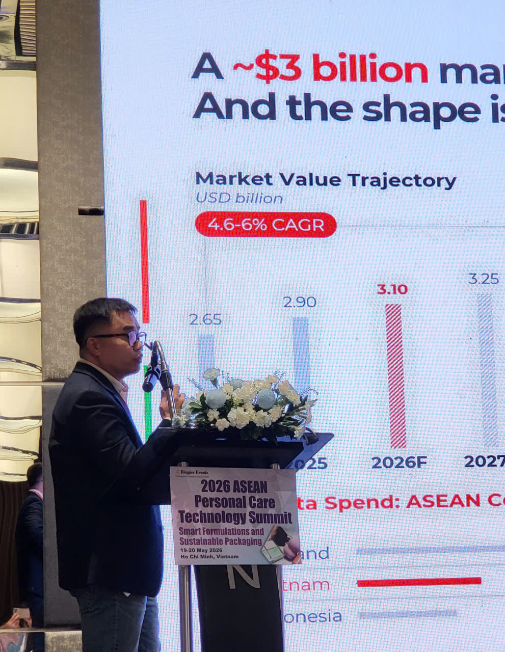 Ông Phạm Tuấn giám đốc nghiên cứu InsightAsia Research Group tham luận