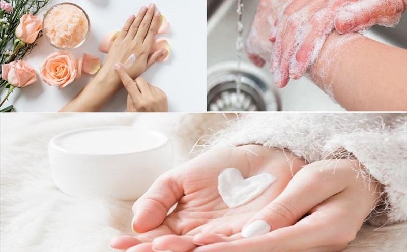 Chăm sóc thường xuyên giúp bàn tay mịn màng.