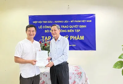 Bổ nhiệm Tổng biên tập Tạp chí Mỹ phẩm đối với đồng chí Trần Duy Phương