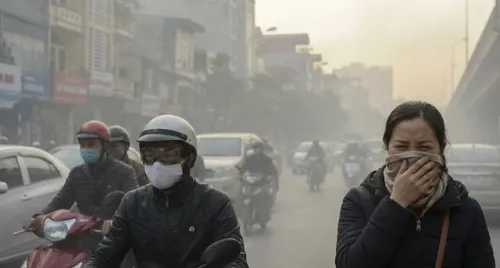 Không khí ô nhiễm tàn phá làn da như thế nào?