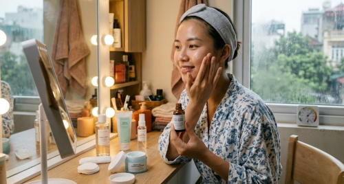 Cách chăm sóc da trong mùa nồm ẩm