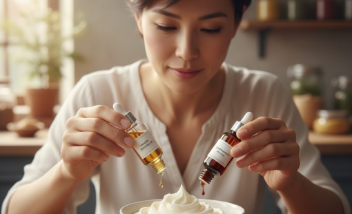 Cách thêm mùi thơm từ tinh dầu tự nhiên vào kem dưỡng da tự chế