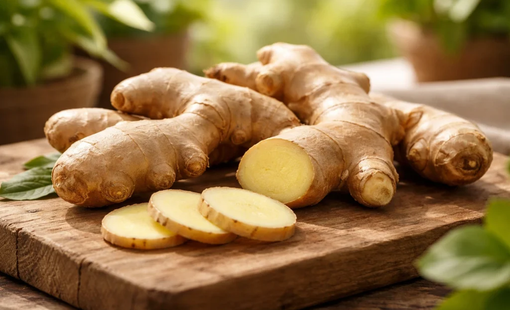 Dùng gừng hỗ trợ trị nám da và làm trắng da