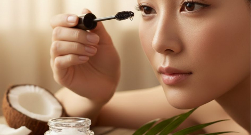 Cách sử dụng dầu dừa để dưỡng mi nhanh dài
