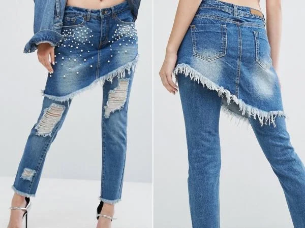 Những chiếc quần jeans khiến người đối diện hết hồn