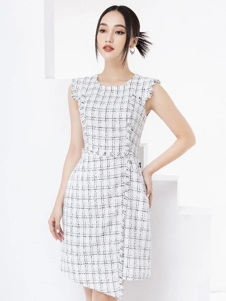 Những mẫu váy tweed không thể thiếu trong mùa Đông