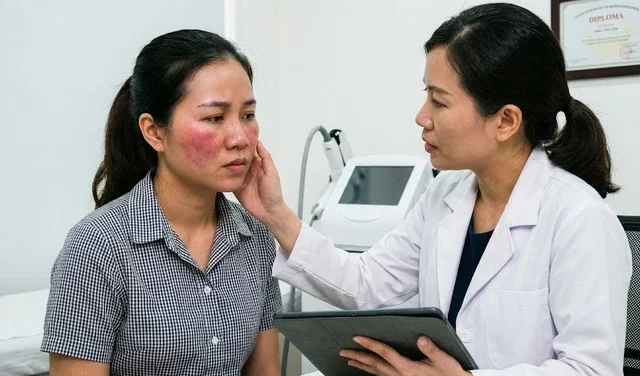 Nhiều ca biến chứng sau tiêm trẻ hóa da phải điều trị kéo dài, tốn kém do thực hiện tại cơ sở không đủ điều kiện y tế hoặc sử dụng sản phẩm kém chất lượng. Hình minh họa
