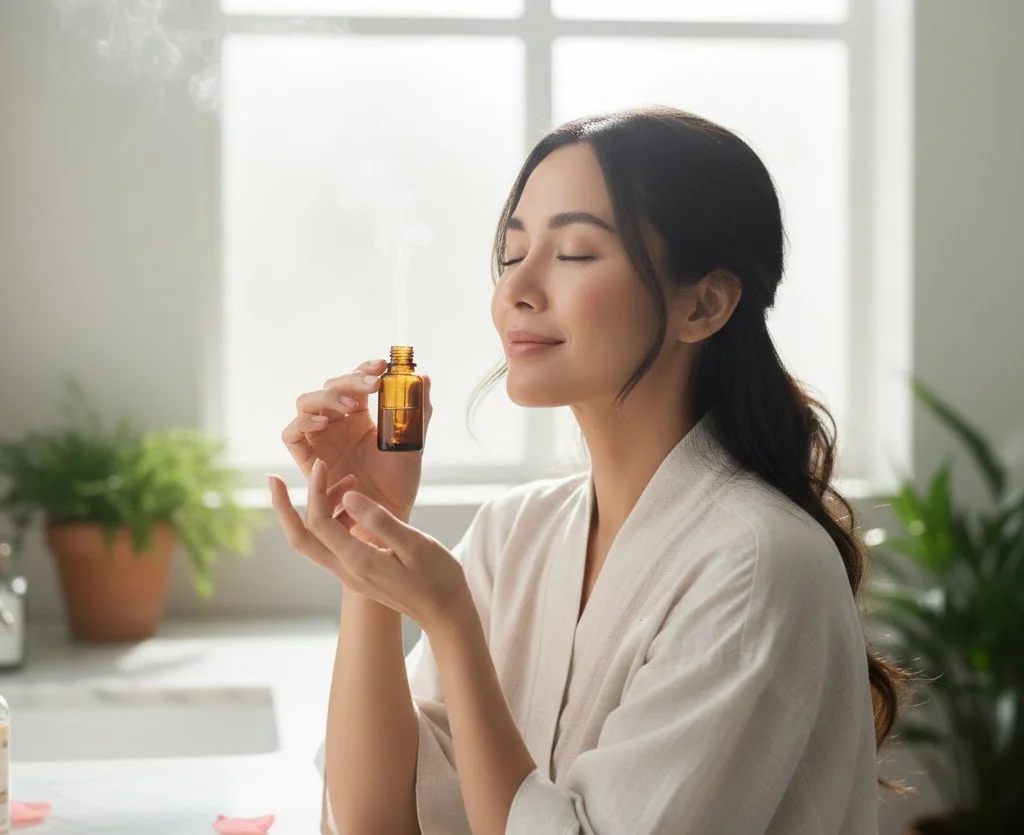 Tinh dầu nguyên chất mang mùi hương sâu, đa tầng tinh tế, dịu ngọt và lưu lại rất lâu một cách nhẹ nhàng...