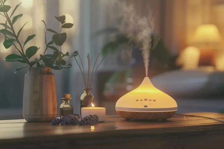 Sử dụng tinh dầu xông phòng. Nguồn: Internet