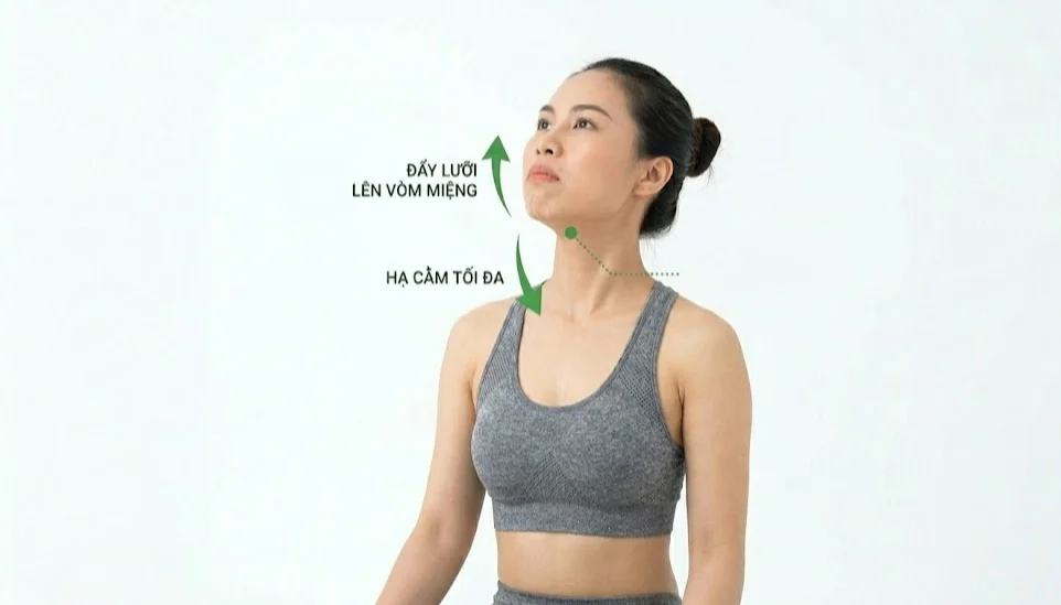 Bài tập đẩy lưỡi.