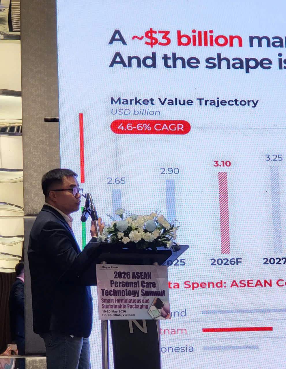 Ông Phạm Tuấn giám đốc nghiên cứu InsightAsia Research Group tham luận